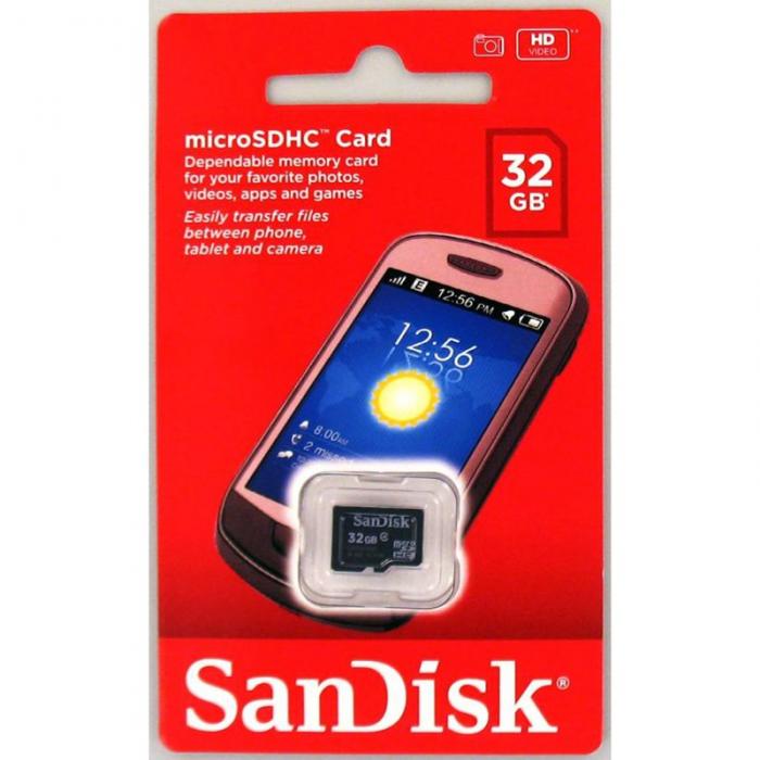 UTGATT5 - Minneskort SanDisk Micro SDHC 32 GB