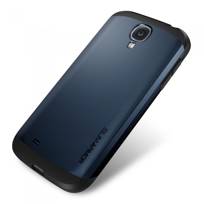 UTGATT5 - SPIGEN Slim Armor Skal till Samsung Galaxy S4 i9500 (Metal Slate)
