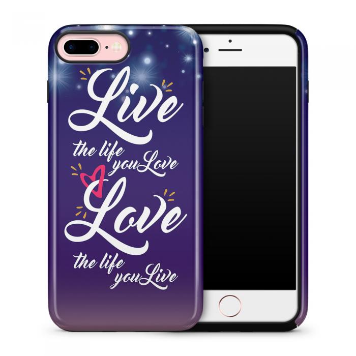 UTGATT5 - Tough mobilskal till Apple iPhone 7 Plus - Live, Love