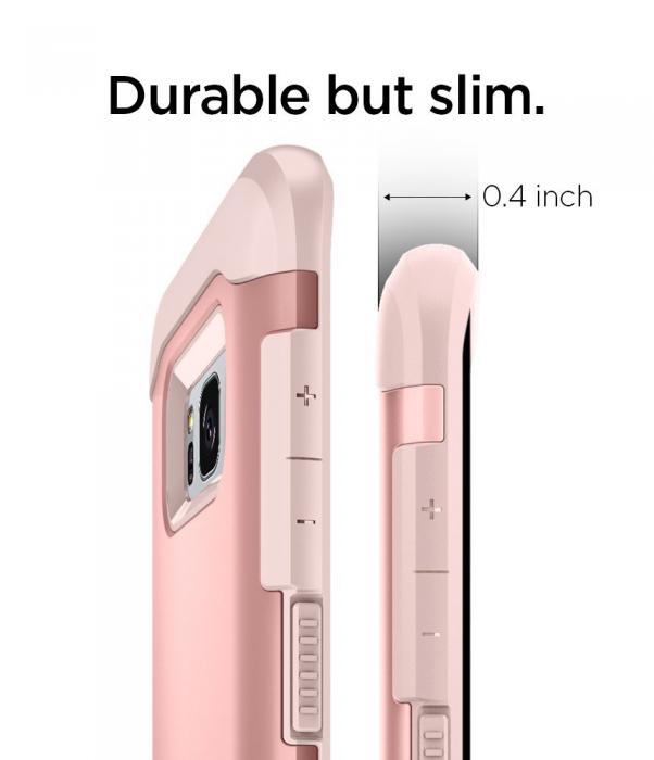 UTGATT5 - SPIGEN Slim Armor Skal till Samsung Galaxy S8 Plus - Rose Gold