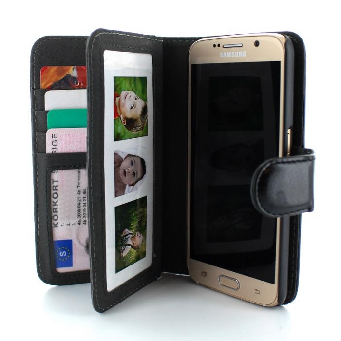 UTGATT5 - CoveredGear LifeStyle Plnboksfodral till Samsung Galaxy S6 - Svart