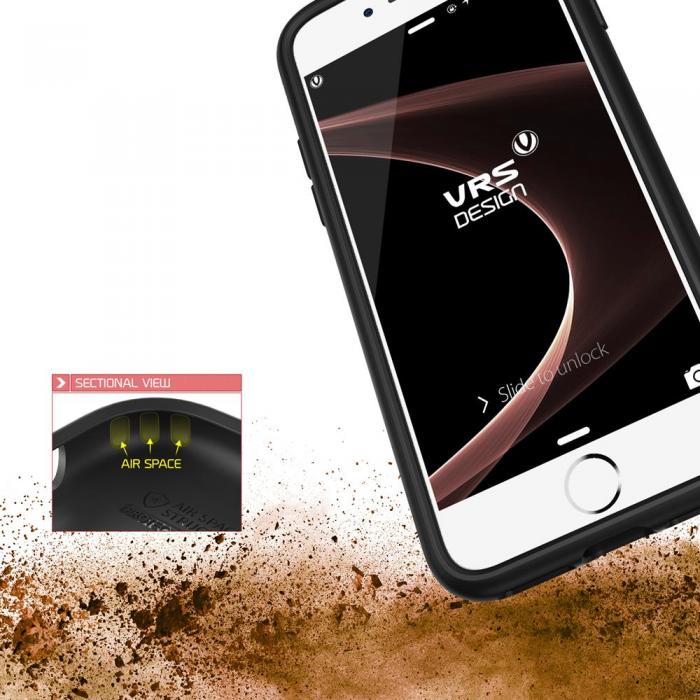 UTGATT5 - Verus Damda Glide Card Slot Skal till iPhone 6 (S) Plus - Rose Gold