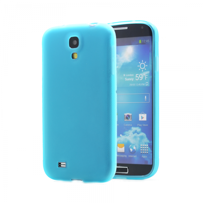 A-One Brand - Grip FlexiSkal till Samsung Galaxy S4 - i9500 (Ljus Bl)