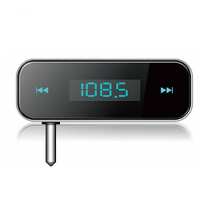 UTGATT5 - LCD FM sndare och Handsfree - Svart