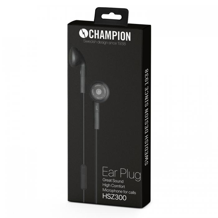 UTGATT4 - Champion Headset Ear Plugs - Svart