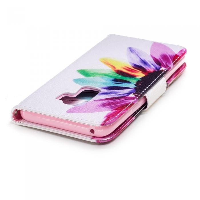 UTGATT4 - Plnboksfodral till Samsung Galaxy S9 Plus - Colorful Petals