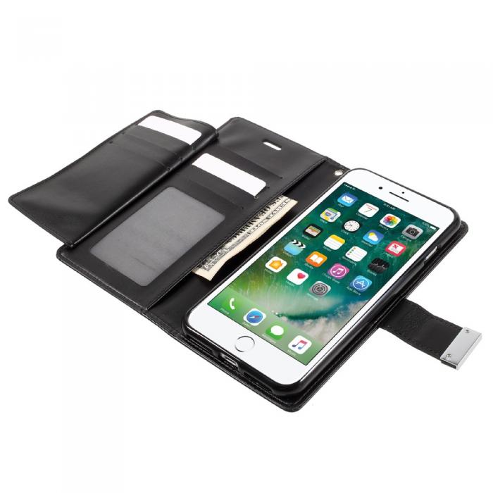 UTGATT5 - Mercury Rich Diary Plnboksfodral till Apple iPhone 7 Plus - Svart