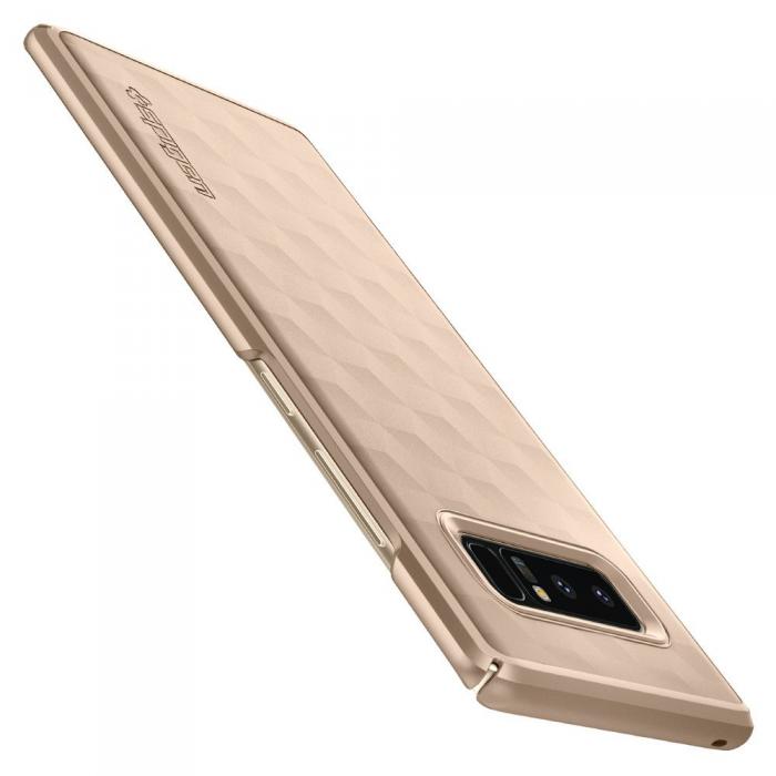 UTGATT5 - SPIGEN Thin Fit Skal till Samsung Galaxy Note 8 - Gold