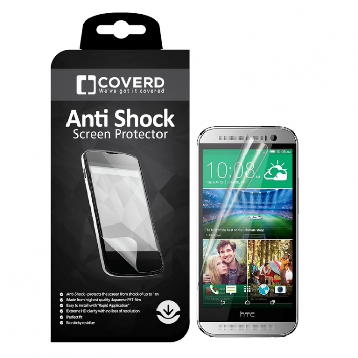 UTGATT4 - CoveredGear Anti-Shock skrmskydd till HTC One M8 (2014)