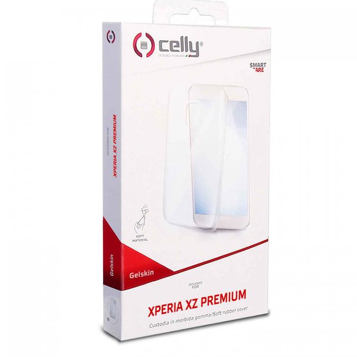UTGATT5 - Celly Gelskin Cover Sony Xperia XZ Premium - Transparent