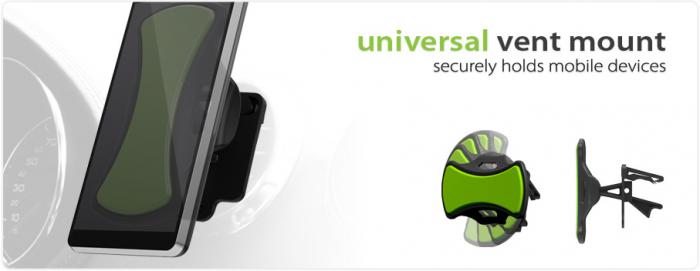 UTGATT4 - Clingo Universal Vent Mount - Passar alla mobiler med eller utan skal