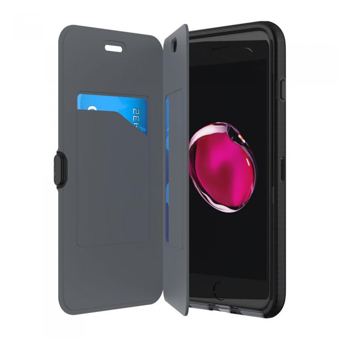 UTGATT5 - Tech21 Evo Wallet Fodral till iPhone 8 Plus / 7 Plus - Svart