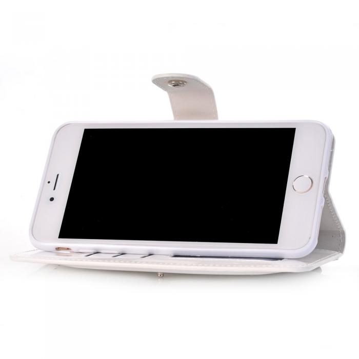 UTGATT5 - Glossy Plnboksfodral iPhone 7 Plus - Vit