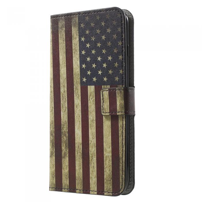 UTGATT5 - Plnboksfodral iPhone 7/8 Plus - Retro American Flag