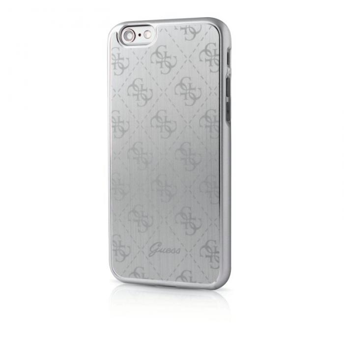 UTGATT5 - Guess iPhone 6(S) Aluminium Hard Cover - Silver