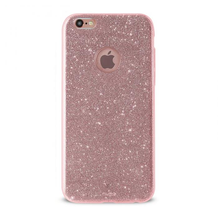 UTGATT5 - Puro iPhone 7 Plus Glitter Mobilskal - Rose Gold