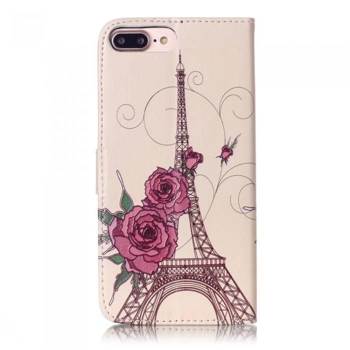UTGATT5 - Plnboksfodral iPhone 7 Plus - Eiffeltornet