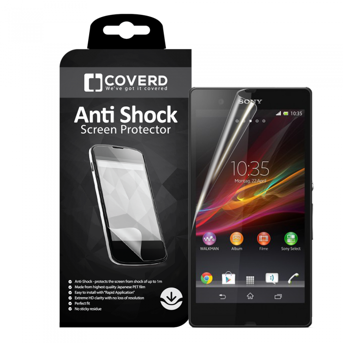 UTGATT4 - CoveredGear Anti-Shock skrmskydd till Sony Xperia Z