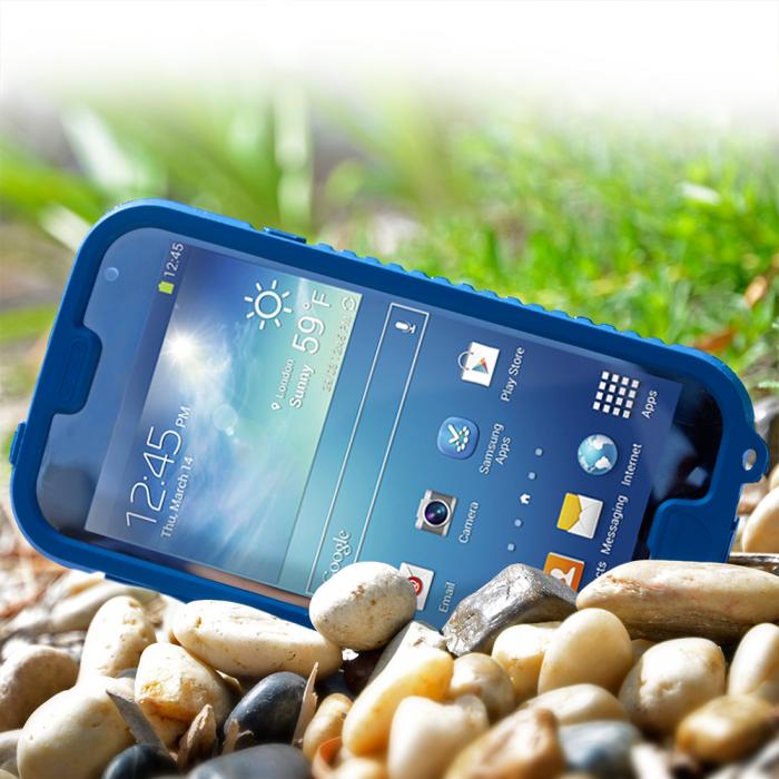UTGATT5 - Naztech Vault Vattenttt Skal till Samsung Galaxy S4 i9500 (Bl)