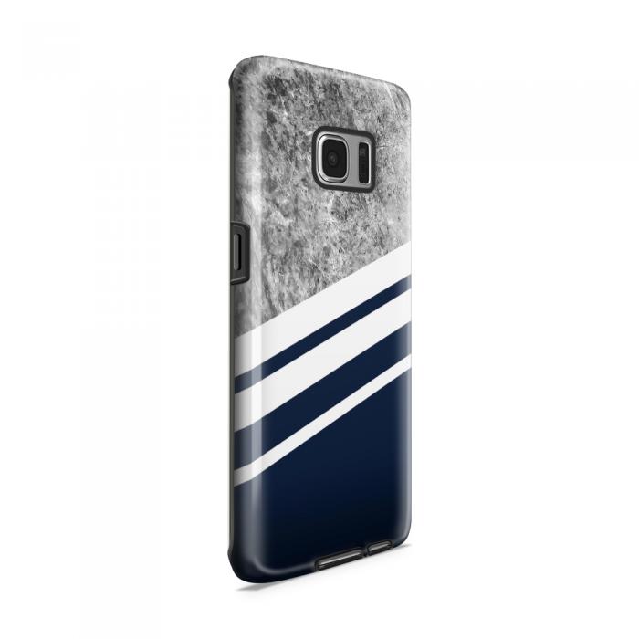 UTGATT5 - Tough mobilskal till Samsung Galaxy S7 Edge - Marble Navy