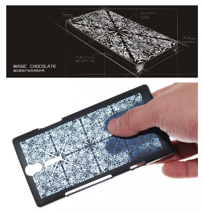 UTGATT4 - Benks Magic Baksideskal till Sony Xperia S LT26i + Skrmskydd (Bl)