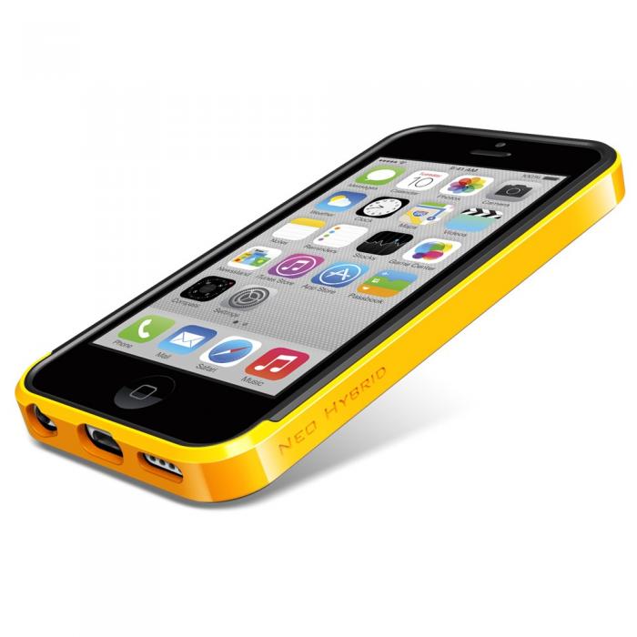 UTGATT5 - SPIGEN Neo Hybrid Skal till Apple iPhone 5C (Reventon Yellow)