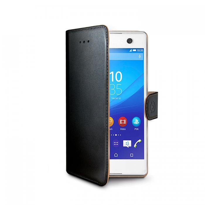 UTGATT5 - Celly Plnboksfodral till Sony Xperia M5 - Svart/Beige