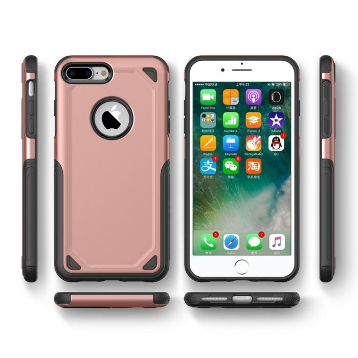 A-One Brand - Rugged Armor Skal till iPhone 8 Plus / 7 Plus - Rose Gold