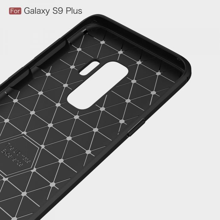 UTGATT4 - Carbon Brushed Mobilskal till Samsung Galaxy S9 Plus - Gr