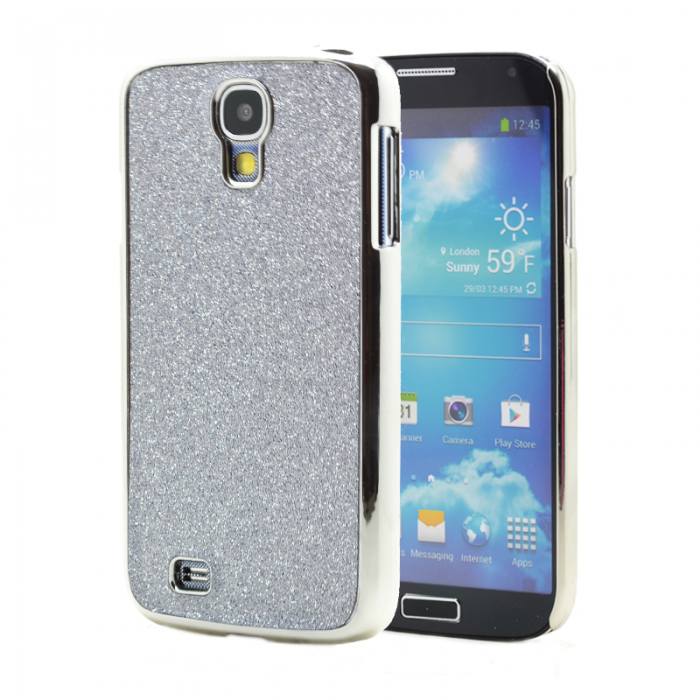 UTGATT4 - Sparkle Baksideskal till Samsung Galaxy S4 i9500 - (Silver)