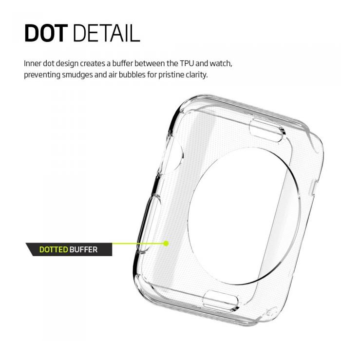 UTGATT5 - Spigen Liquid Crystal Skal till Apple Watch 38mm - Crystal