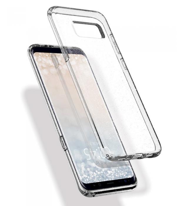 UTGATT5 - SPIGEN Liquid Crystal Glitter Skal till Samsung Galaxy S8 Plus - Clear