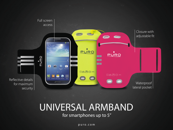 UTGATT5 - Puro Universal Armband Smartphones uptill 5
