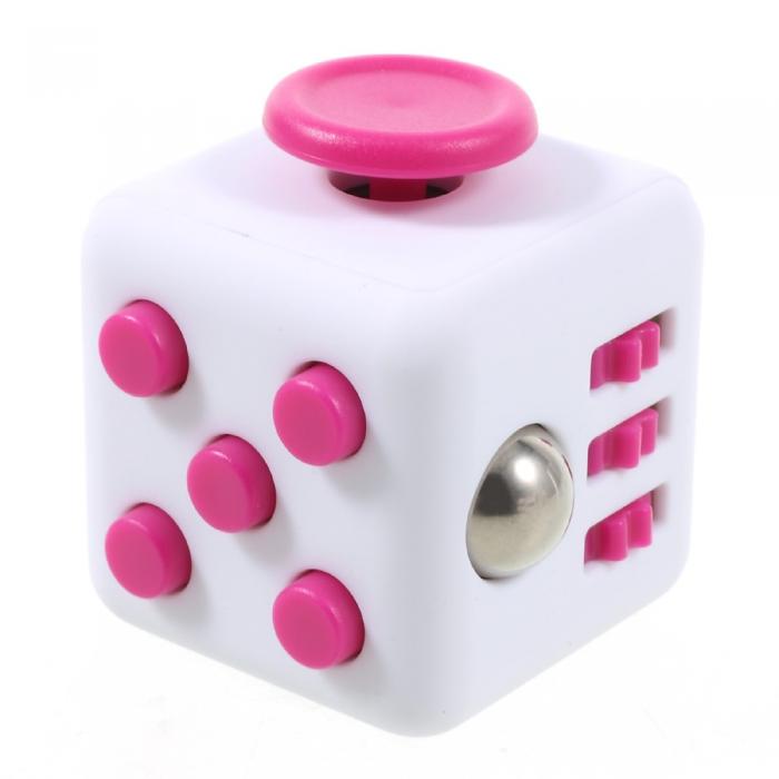 UTGATT5 - Fidget Cube Antistresskub - Rosa