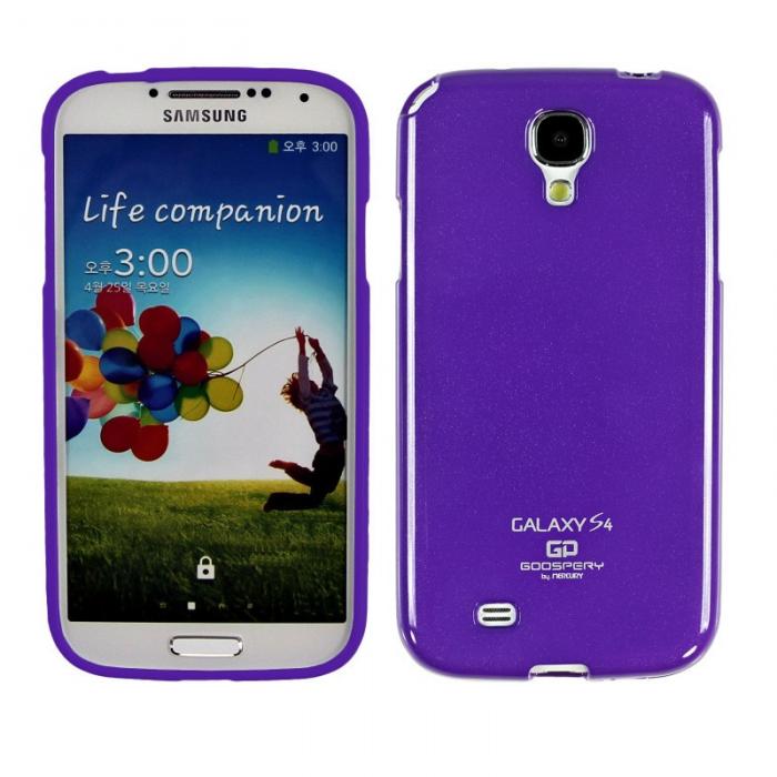 UTGATT4 - Mercury Color Pearl Jelly FlexiSkal till Samsung Galaxy S4 i9500 (Lila)