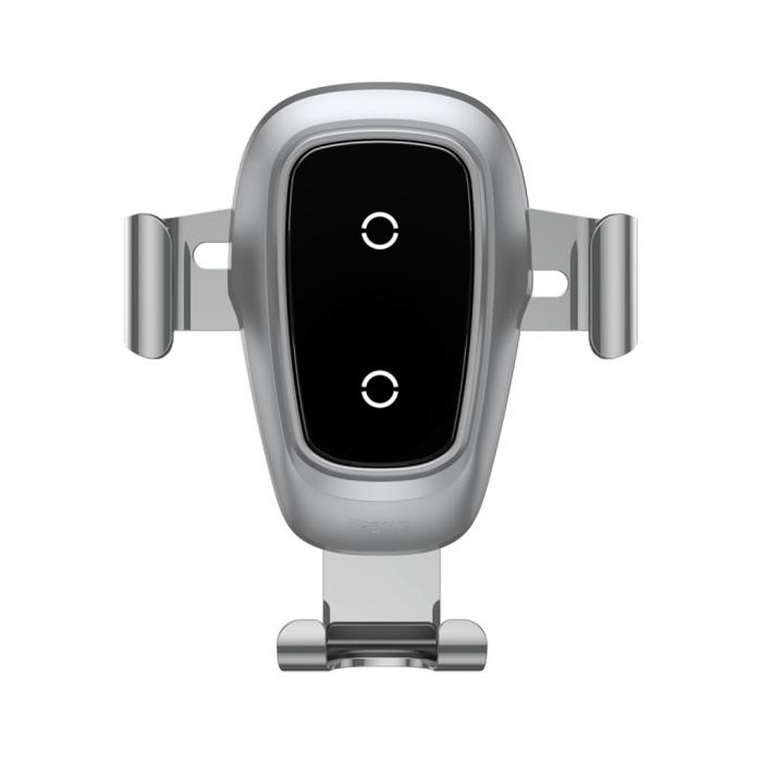 UTGATT4 - Baseus Trdlsa Laddare Gravity Bilhllare Till Smartphones Silver