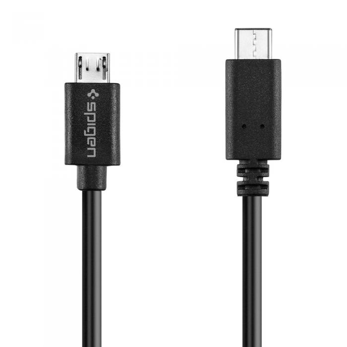 UTGATT5 - Spigen USB-C Connector till Micro USB - Svart