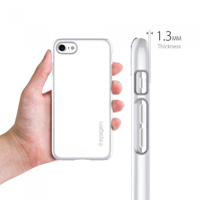 UTGATT5 - SPIGEN Thin Fit Skal till Apple iPhone 7/8/SE 2020 - Jet White
