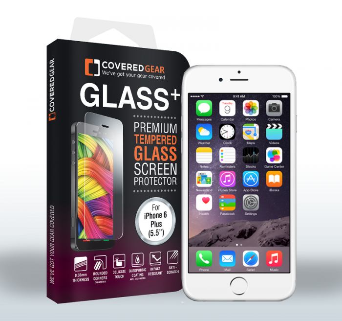 UTGATT5 - CoveredGear hrdat glas skrmskydd till iPhone 6/6S Plus