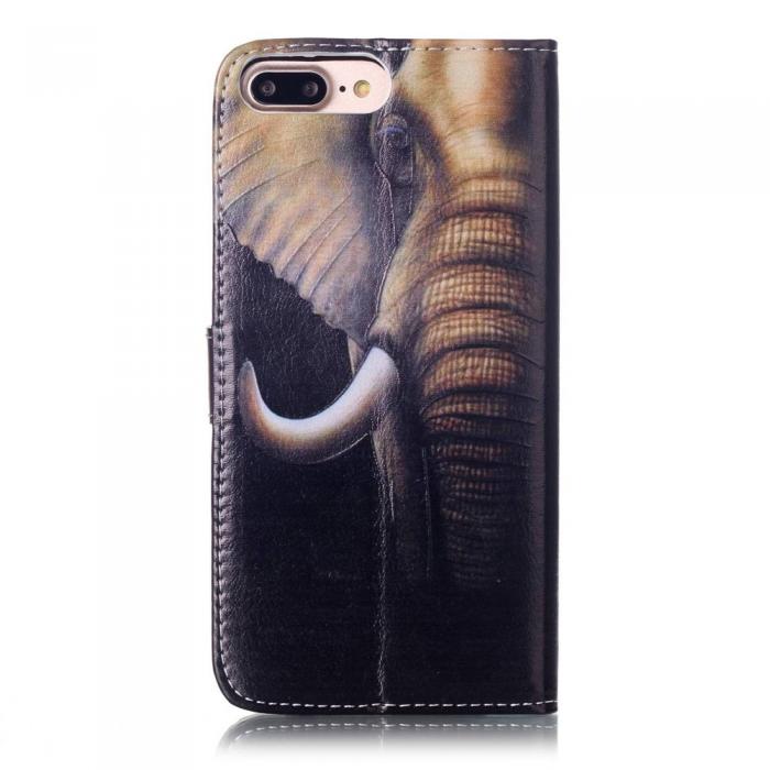 UTGATT5 - Plnboksfodral iPhone 7 Plus - Elefant