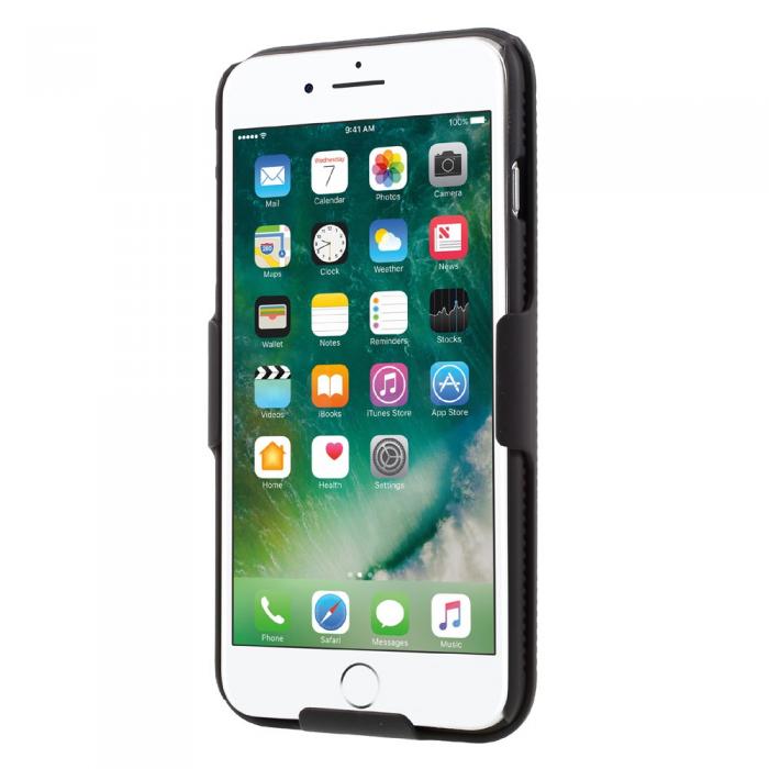 UTGATT5 - Belt Clip Kickstand Stand Skal till Apple iPhone 7 Plus - Svart