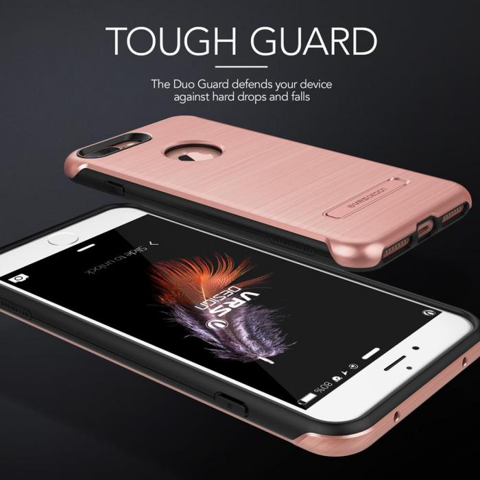 UTGATT5 - Verus Duo Guard Skal till Apple iPhone 7 Plus - Rose Gold