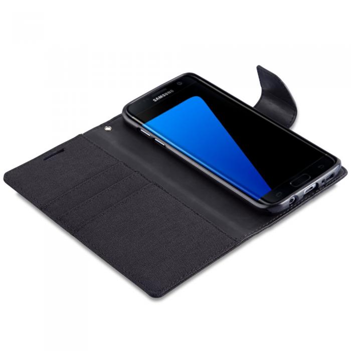 UTGATT5 - CoveredGear Woven Wallet till Samsung Galaxy S7 Edge - Svart