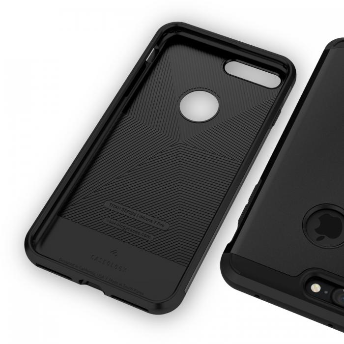 UTGATT5 - Caseology Titan Skal till iPhone 7 Plus - MrkBl
