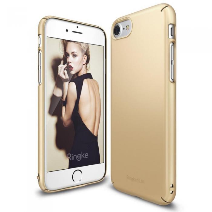 UTGATT5 - Ringke Slim Skal till Apple iPhone 8/7 - Gold