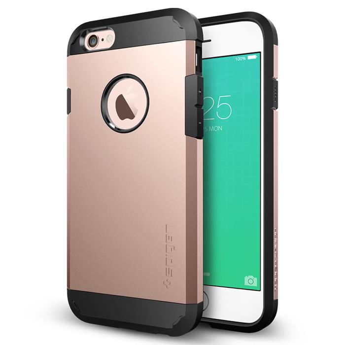 ... hÃ¤r: Hem  SPIGEN Tough Armor Skal till Apple iPhone 6 (Rose Gold