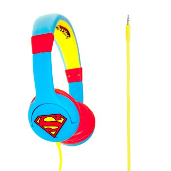 Stålmannen Hörlur Junior On-Ear - Blå/Röd Stålmannen Hörlur Junior On-Ear - Blå/Röd