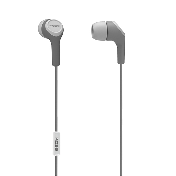 KOSS Hörlur In Ear KEB15iG Grå med mic KOSS Hörlur In Ear KEB15iG Grå med mic