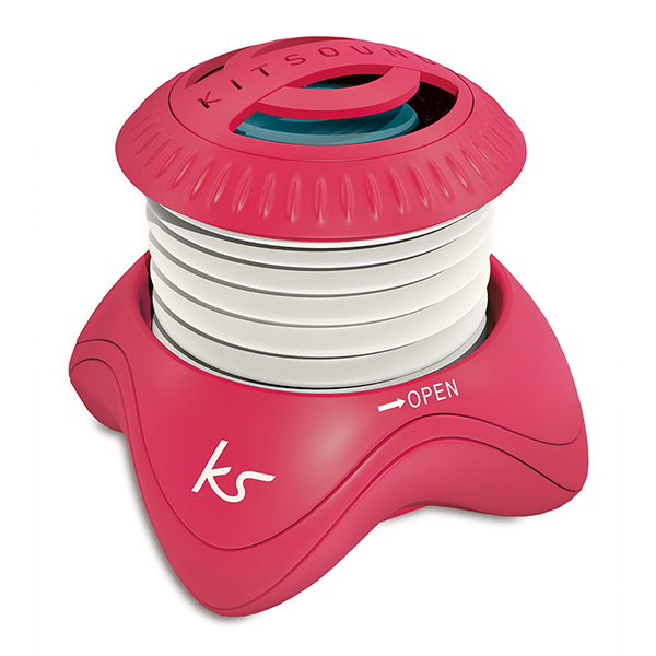 KITSOUND Högtalare Invader Rosa 3,5mm anslutning KITSOUND Högtalare Invader Rosa 3,5mm anslutning