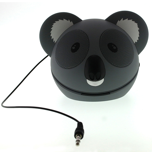 KITSOUND Högtalare Koala XL Svart 3,5mm anslutning KITSOUND Högtalare Koala XL Svart 3,5mm anslutning